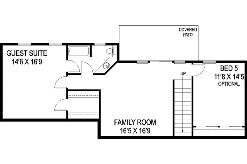 Dream House Plan - Floor Plan - Upper Floor for Country House Plan #60-1030 - 5 bed, 3 bath