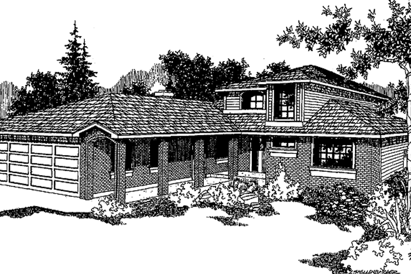House Design - Mediterranean Exterior - Front Elevation Plan #60-705