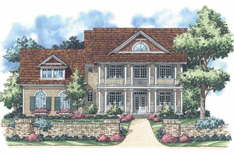 Dream House Plan - Classical Exterior - Front Elevation Plan #930-250