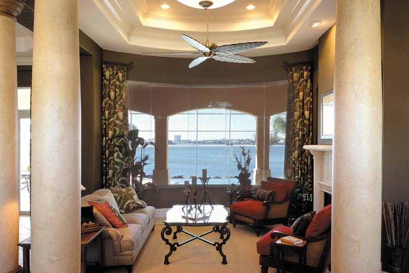 Dream House Plan - Interior - Family Room 1 for Mediterranean House Plan #930-321 - 4 bed, 3.5 bath