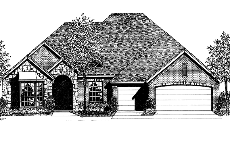 House Design - European Exterior - Front Elevation Plan #310-1124