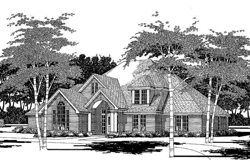 Home Plan - Traditional Exterior - Front Elevation Plan #472-209