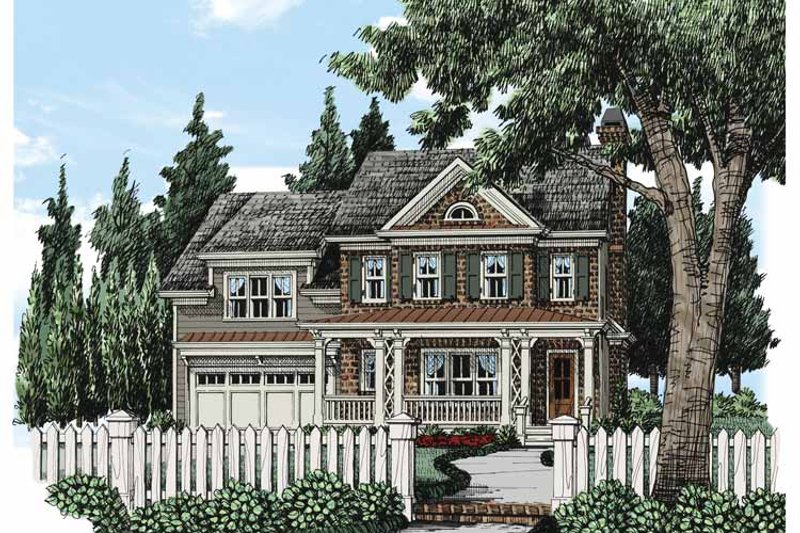 Dream House Plan - Exterior - Front Elevation 3 for Traditional House Plan #927-494 - 5 bed, 4 bath