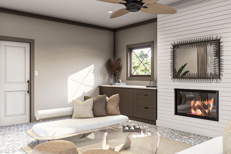 Dream House Plan - Interior - Other 2 for Mediterranean House Plan #455-473, 2 bath