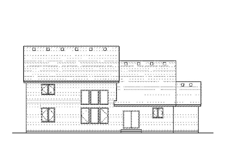 Home Plan - Exterior - Rear Elevation for Colonial House Plan #51-1016 - 4 bed, 2.5 bath