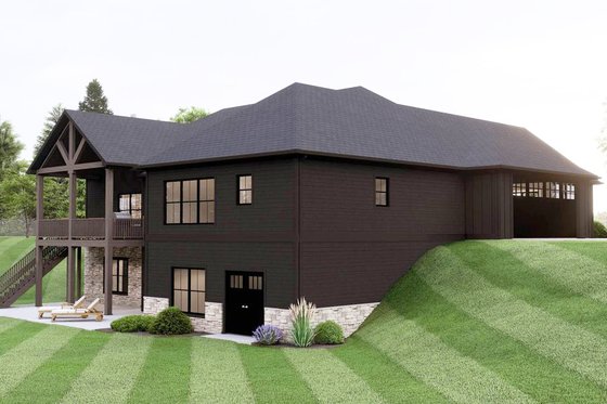 Exterior - Other Elevation 1 for Barndominium House Plan #1064-281 - 2 bed, 2 bath