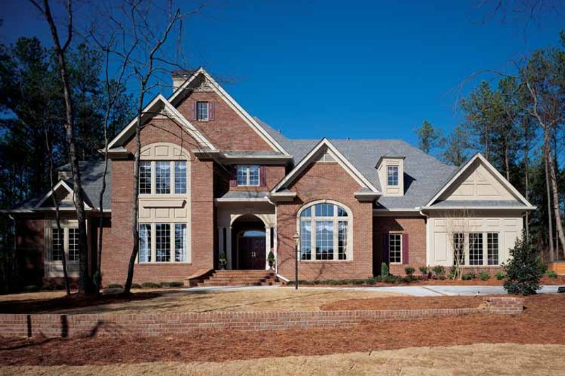 Home Plan - Exterior - Front Elevation 4 for European House Plan #429-193 - 4 bed, 3.5 bath