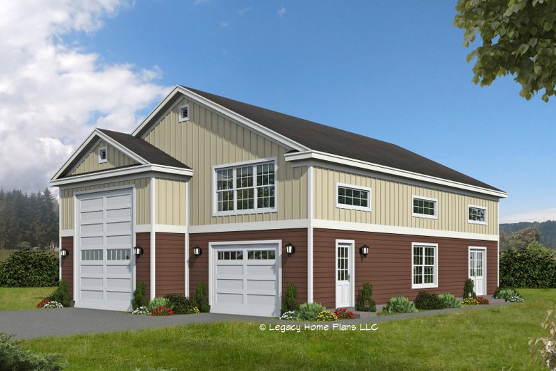 Dream House Plan - Contemporary Exterior - Front Elevation Plan #932-835