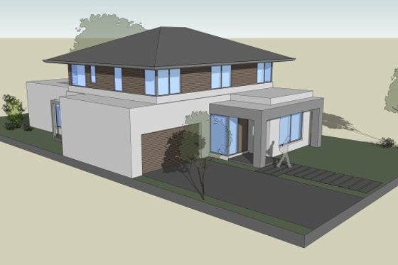 Exterior - Other Elevation 12 for Modern House Plan #496-25 - 4 bed, 2.5 bath