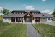 Barndominium Style House Plan - 3 Beds 4.5 Baths 3111 Sq/Ft Plan #1101-22 