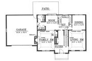 Colonial Style House Plan - 3 Beds 2.5 Baths 2061 Sq/Ft Plan #87-205 