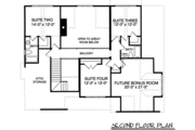 Craftsman Style House Plan - 4 Beds 3.5 Baths 2744 Sq/Ft Plan #413-839 