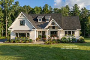 Dream House Plan - Farmhouse Exterior - Front Elevation Plan #51-1142