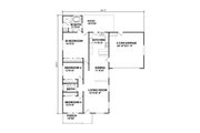 Craftsman Style House Plan - 3 Beds 2 Baths 1492 Sq/Ft Plan #515-33 