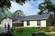 Ranch Style House Plan - 3 Beds 2 Baths 1581 Sq/Ft Plan #1-1137 