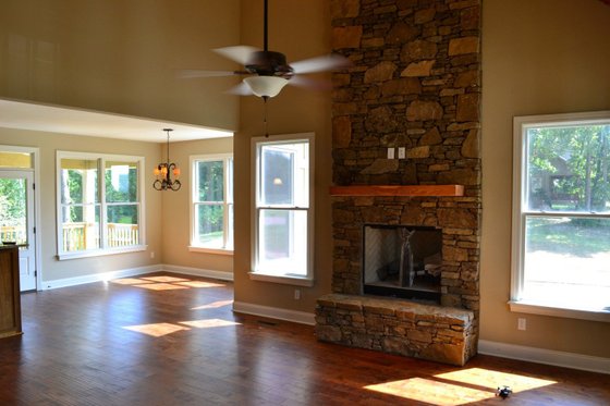 Interior - Family Room 1 for Country House Plan #932-3 - 3 bed, 3.5 bath