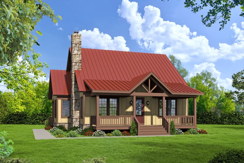 Architectural House Design - Traditional Exterior - Front Elevation Plan #932-427
