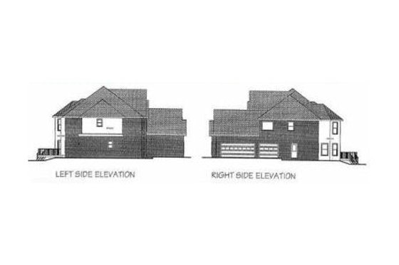 Exterior - Other Elevation for European House Plan #56-225 - 5 bed, 4 bath