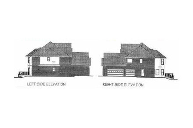 Dream House Plan - Exterior - Other Elevation for European House Plan #56-225 - 5 bed, 4 bath