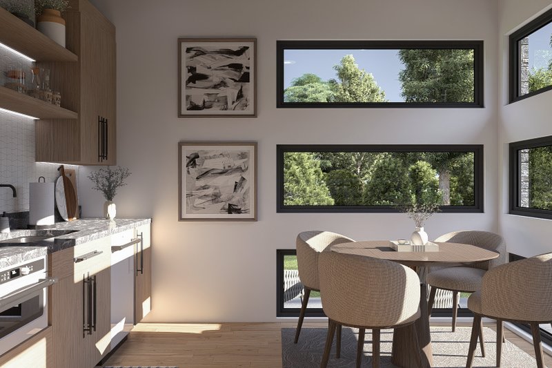 House Design - Interior - Dining Room for Modern House Plan #455-355 - 1 bed, 1 bath
