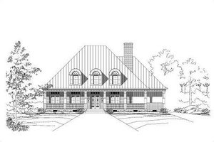Traditional Exterior - Front Elevation Plan #411-730