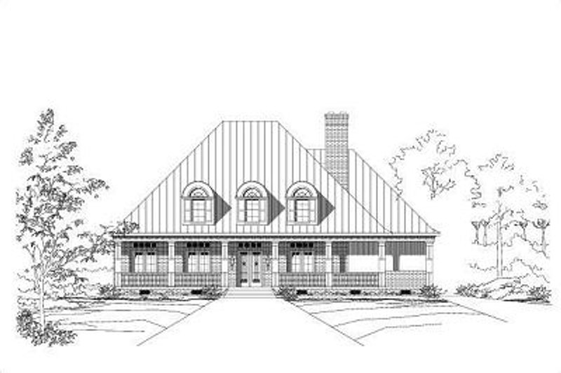 Traditional Style House Plan - 4 Beds 4 Baths 3695 Sq/Ft Plan #411-730