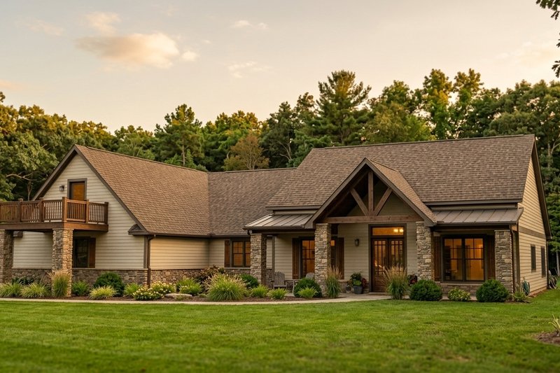 Dream House Plan - Exterior - Front Elevation 2 for Craftsman House Plan #1064-199 - 4 bed, 3.5 bath