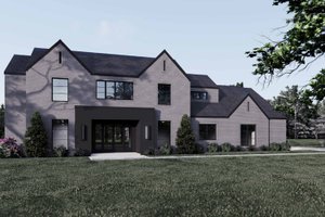 Dream House Plan - Exterior - Front Elevation for Contemporary House Plan #923-402 - 6 bed, 6.5 bath