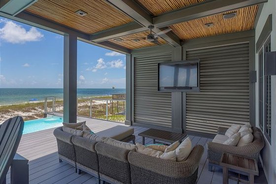 Exterior - Outdoor Living 2 for Beach House Plan #901-114 - 4 bed, 3 bath