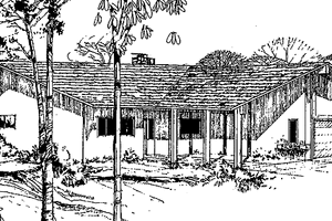 Country Exterior - Front Elevation Plan #60-846