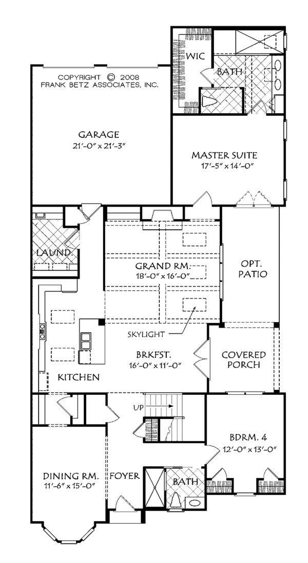 Dream House Plan - European Floor Plan - Main Floor Plan #927-503