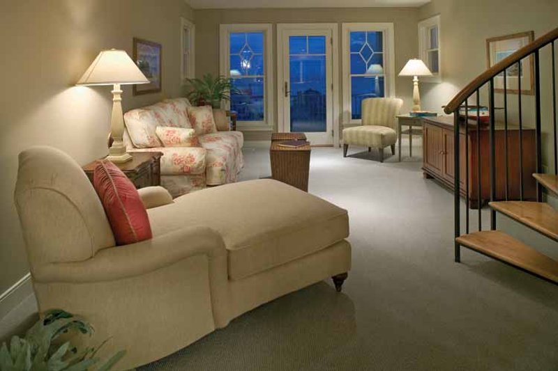 Home Plan - Interior - Family Room for Victorian House Plan #928-53 - 3 bed, 2.5 bath