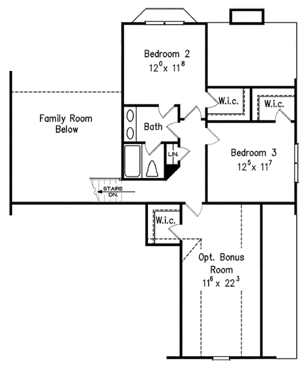 Dream House Plan - Country Floor Plan - Upper Floor Plan #927-411