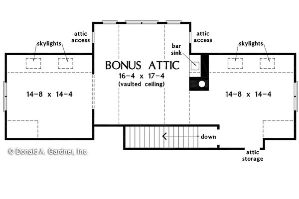 Craftsman Floor Plan - Other Floor Plan #929-1079