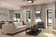 Farmhouse Style House Plan - 3 Beds 2 Baths 1613 Sq/Ft Plan #455-593 