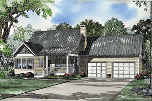 Craftsman Exterior - Front Elevation Plan #17-3036
