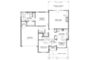 Mediterranean Style House Plan - 3 Beds 2.5 Baths 2721 Sq/Ft Plan #17-2929 