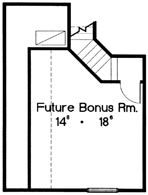 Architectural House Design - Mediterranean Floor Plan - Upper Floor Plan #417-644