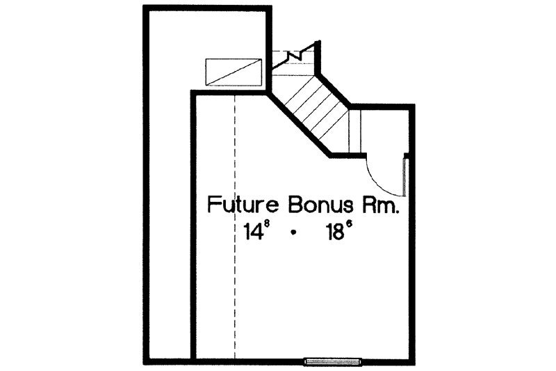 Home Plan - Floor Plan - Upper Floor for Mediterranean House Plan #417-644 - 4 bed, 3 bath