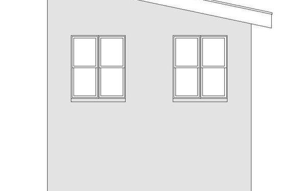 Exterior - Other Elevation 1 for Contemporary House Plan #932-50, 0 bath