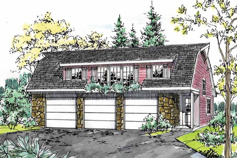 Home Plan - Colonial Exterior - Front Elevation Plan #315-126