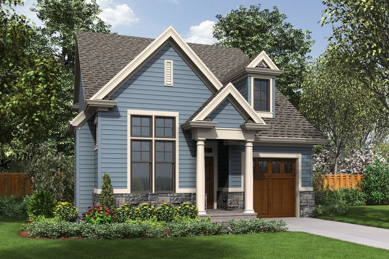 Cottage Style House Plan - 3 Beds 2.5 Baths 1454 Sq/Ft Plan #48-488