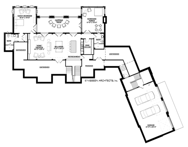 House Plan Design - Optional Finished Basement