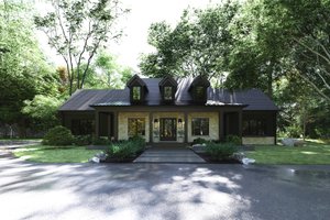 Country Exterior - Front Elevation Plan #1094-20