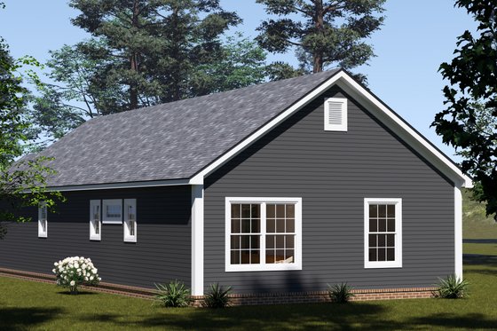 Exterior - Other Elevation 1 for Cottage House Plan #513-2376 - 4 bed, 3 bath