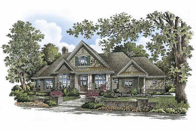Home Plan - Exterior - Front Elevation 3 for Craftsman House Plan #929-803 - 3 bed, 2.5 bath
