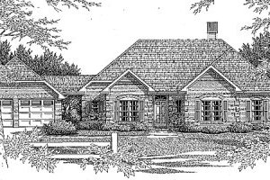 Traditional Exterior - Front Elevation Plan #41-118