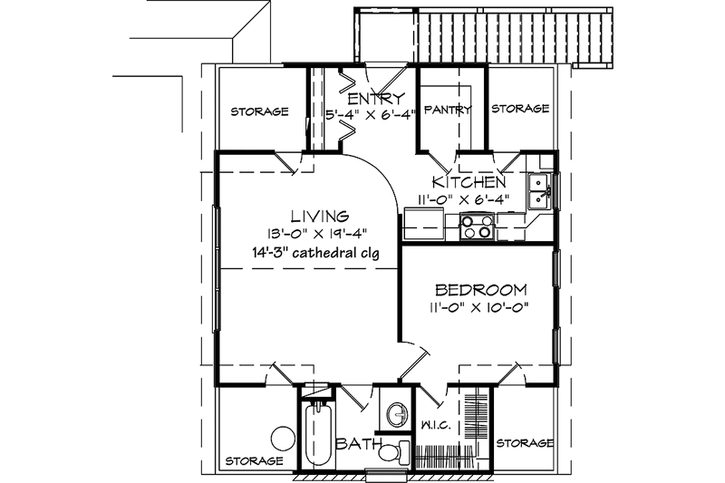 Home Plan - Floor Plan - Upper Floor for Country House Plan #140-172 - 4 bed, 3.5 bath