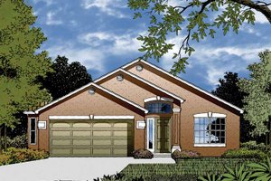 House Plan Design - Contemporary Exterior - Front Elevation Plan #1015-28