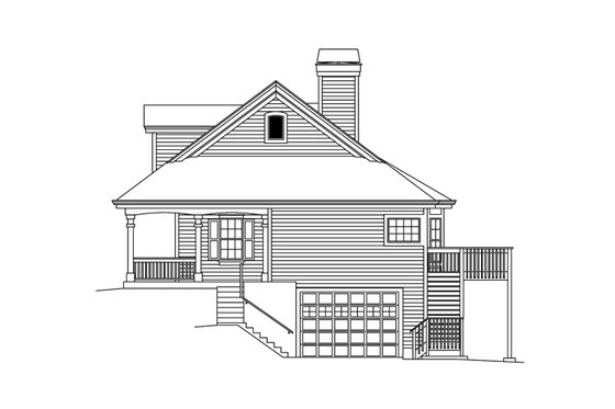 Floor Plan - Other Floor 1 for Ranch House Plan #57-635 - 3 bed, 2 bath